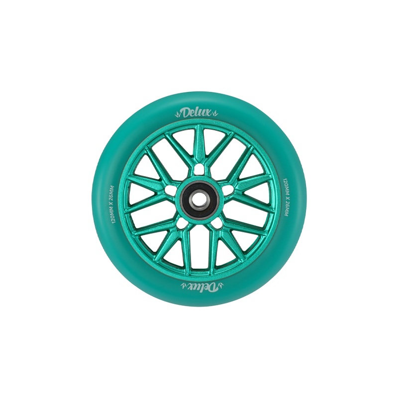 Envy Delux Scooter Wheels 120mm Teal/Teal 120mm Teal/Teal