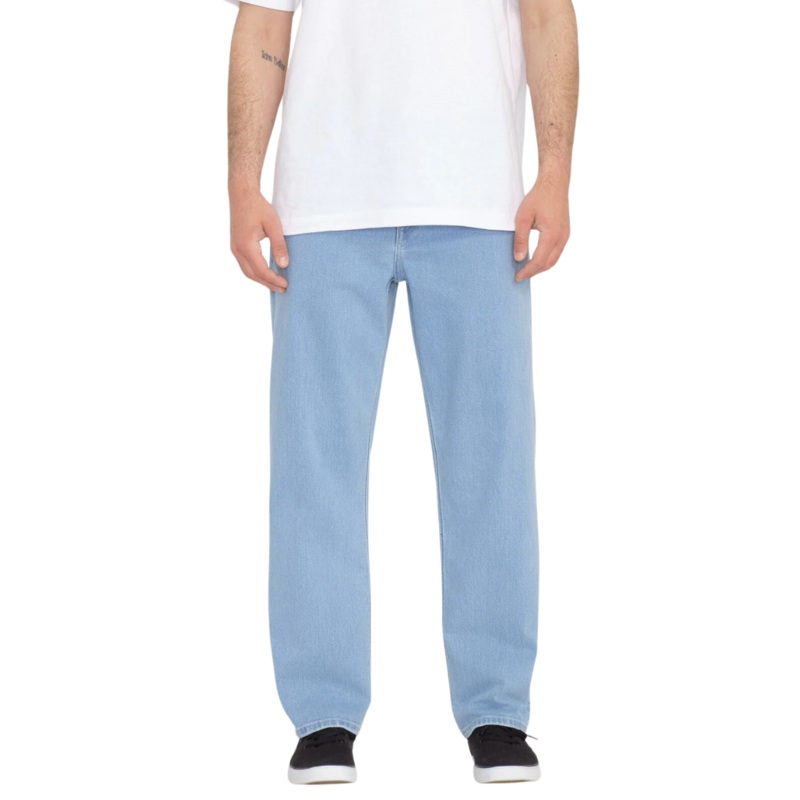 Pantalones Vaquero Volcom Modown Tapered – Light Vintage Indigo Azul 26