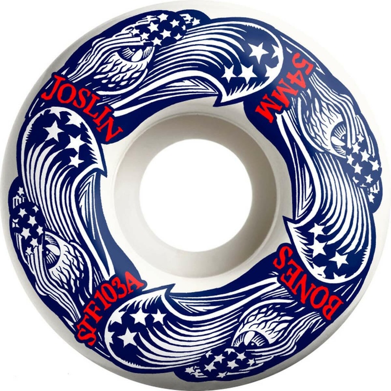 Bones – Chris Joslin Freedom Foursome 54MM 103A V1 Standard STF Skateboard Wheels