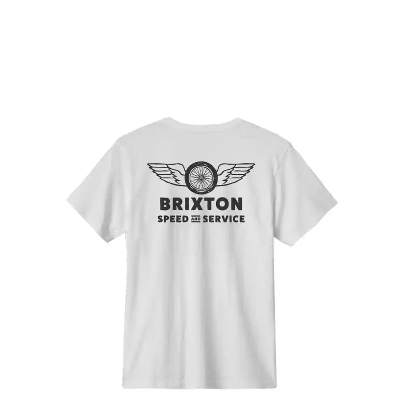 Brixton Spoke Tee, white white M
