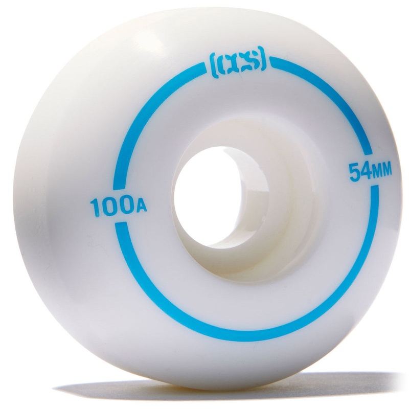 CCS Skateboard Wheels – White – 54mm