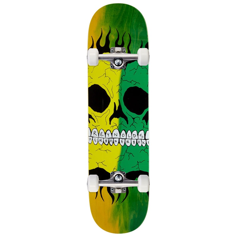 Baker Andrew Reynolds Rasta Skull B2 Skateboard Complete – 8.38″