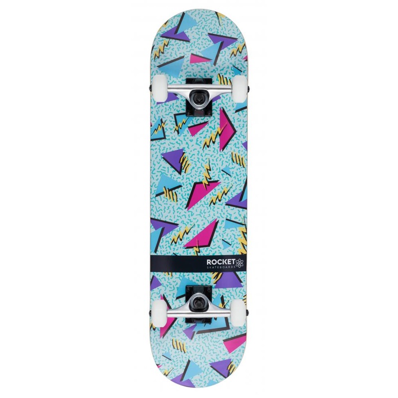 Rocket Distinct Series Retro Complete Skateboard – 7.75″