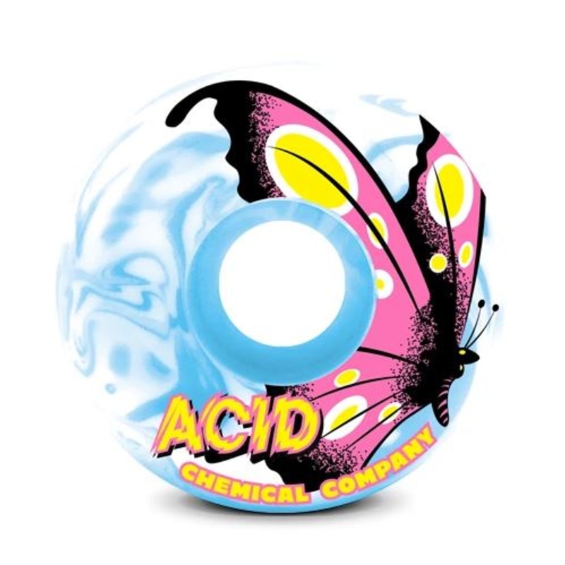 Acid Wheel Type A Butterfly 53mm 99A Blue Swirl