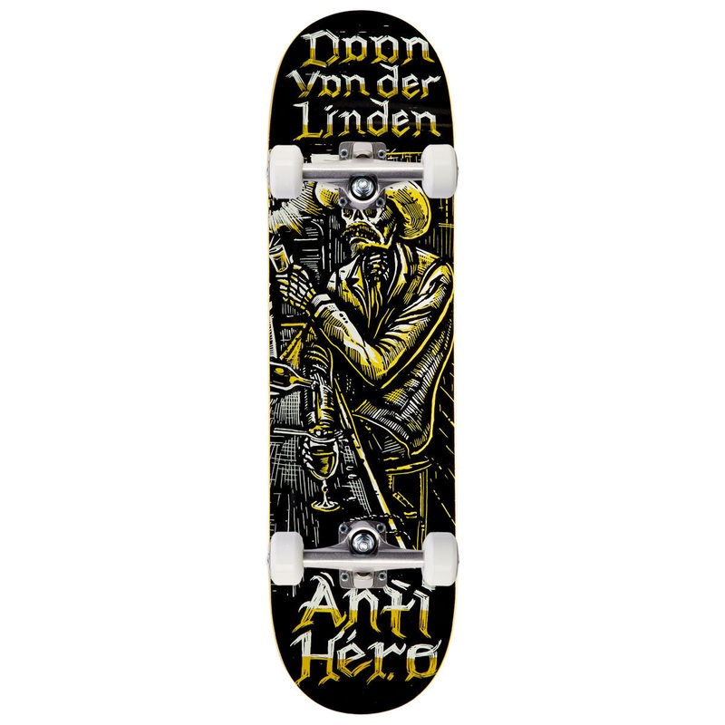 Anti-Hero Daan Absentes Skateboard Complete – Black – 8.38″