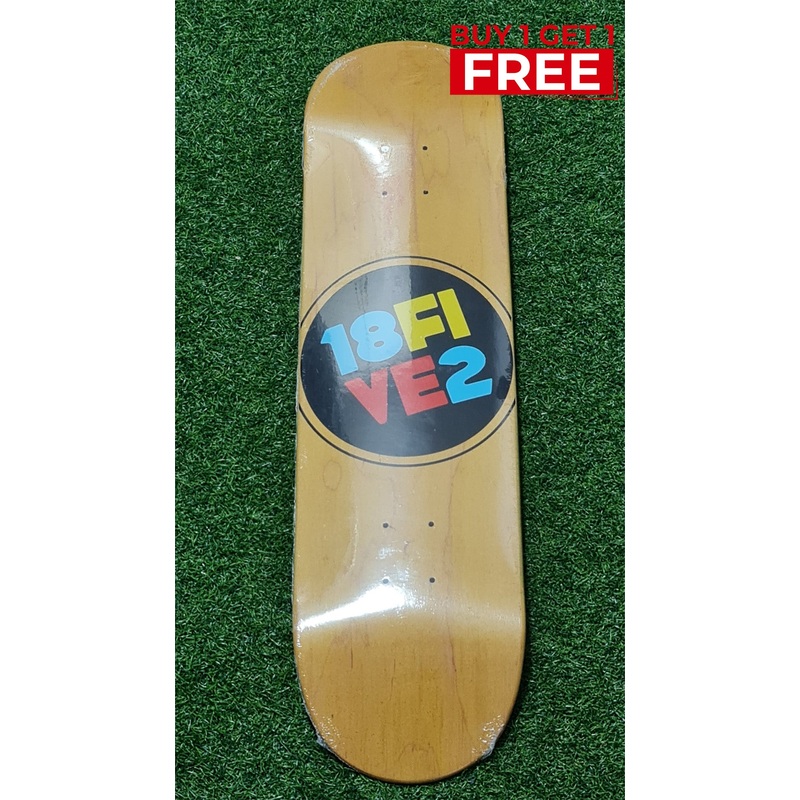 18FIVE2 – 8.125″ Yellow OG Big Logo Skateboard Deck