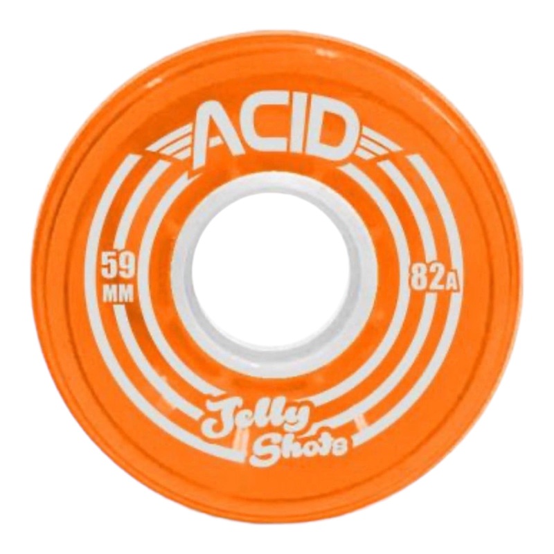 ACID CHEMICAL COMPANY 59MM 82A JELLY SHOTS ORANGE 59mm Orange