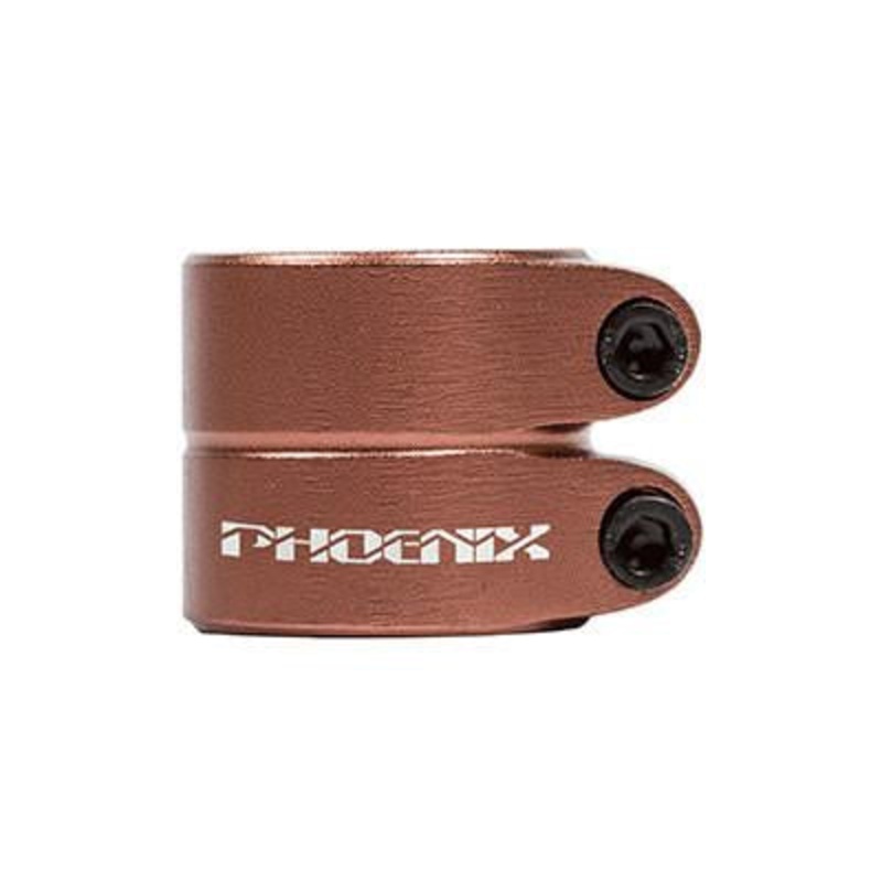 Phoenix Smooth Double Bolt 1.5 Clamp Bronze Bronze