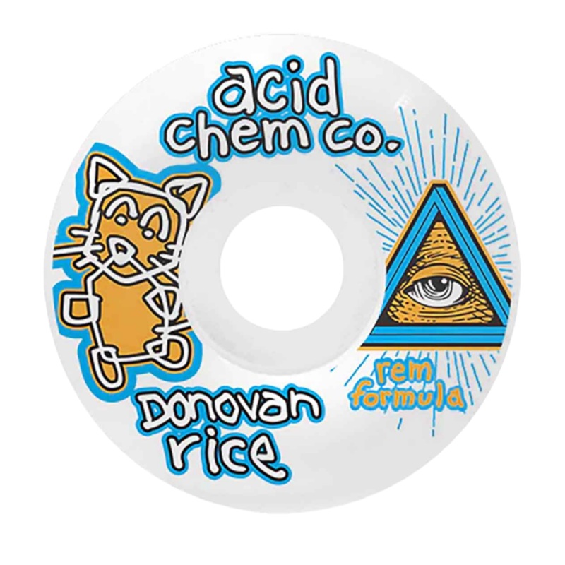 ACID REM “DONOVAN RICE.” SR Shape Wheels 53mm White
