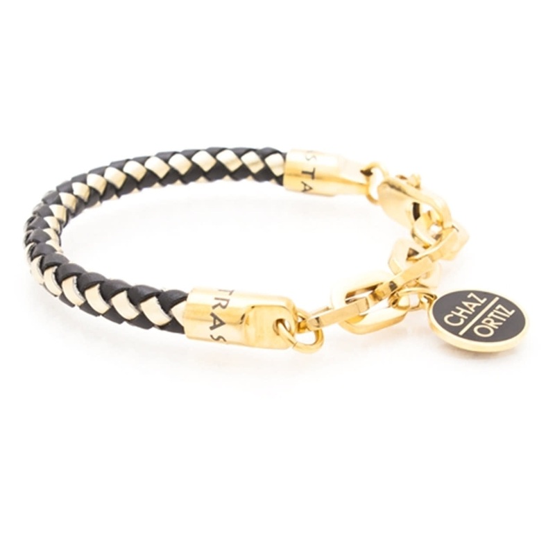 Chaz Ortiz Collection Bracelet Black Gold – L/XL
