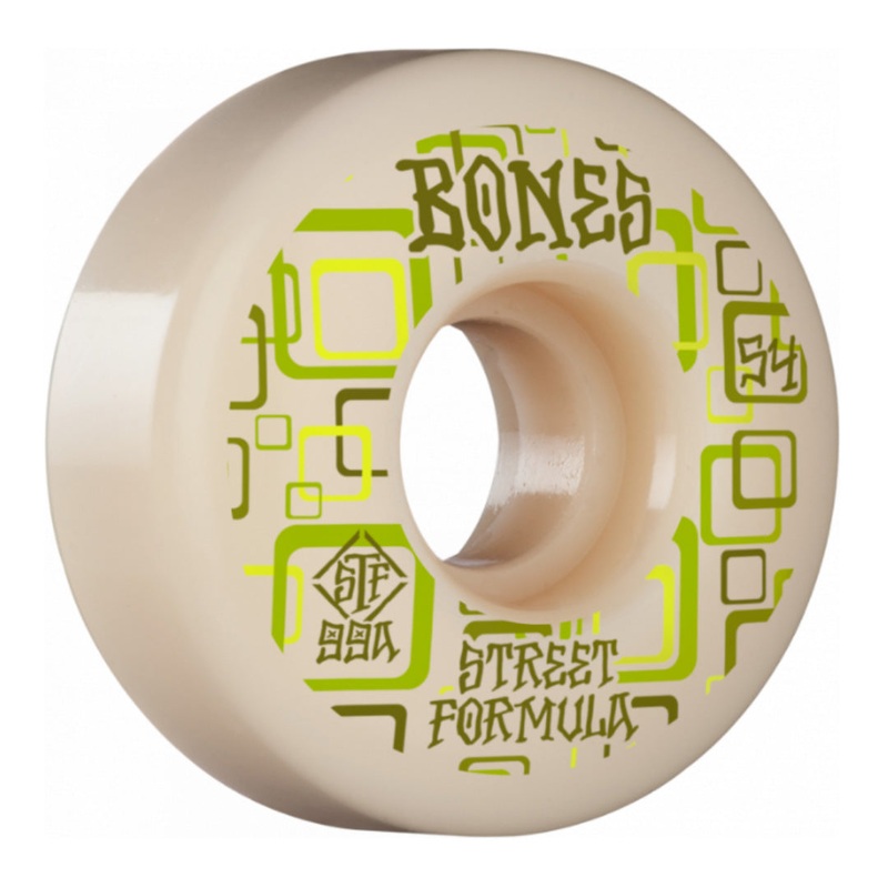 Bones – 54MM 99A Retros V3 Slims STF Skateboard Wheels