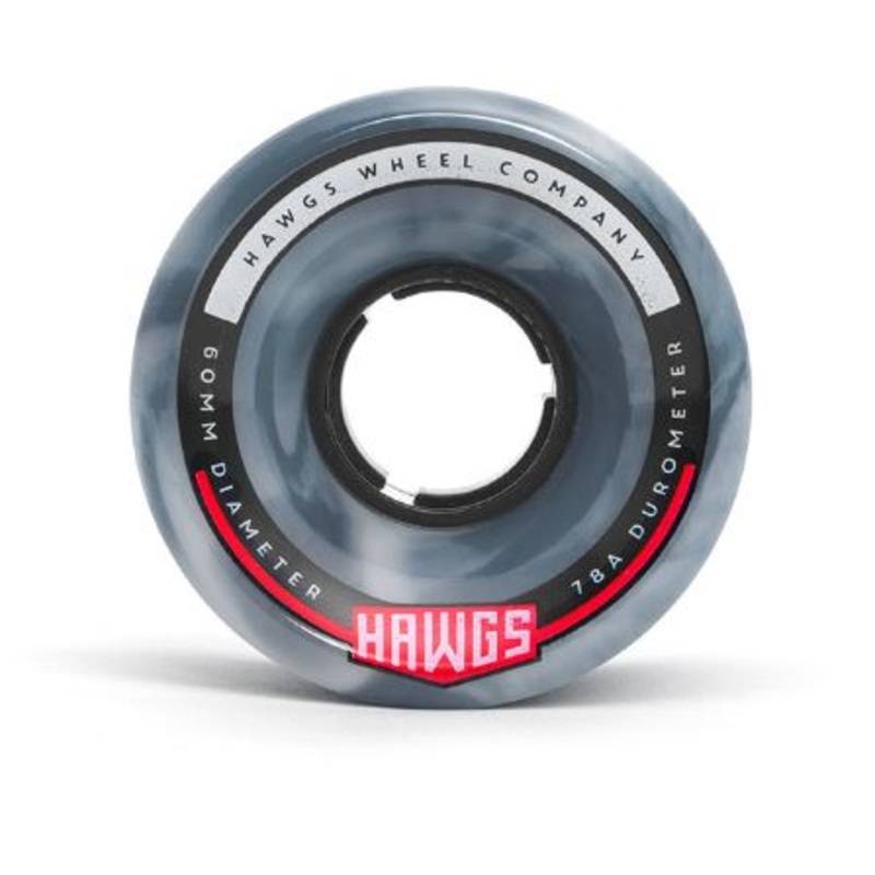 Hawgs Wheels 60mm 78a Chubby Grey White