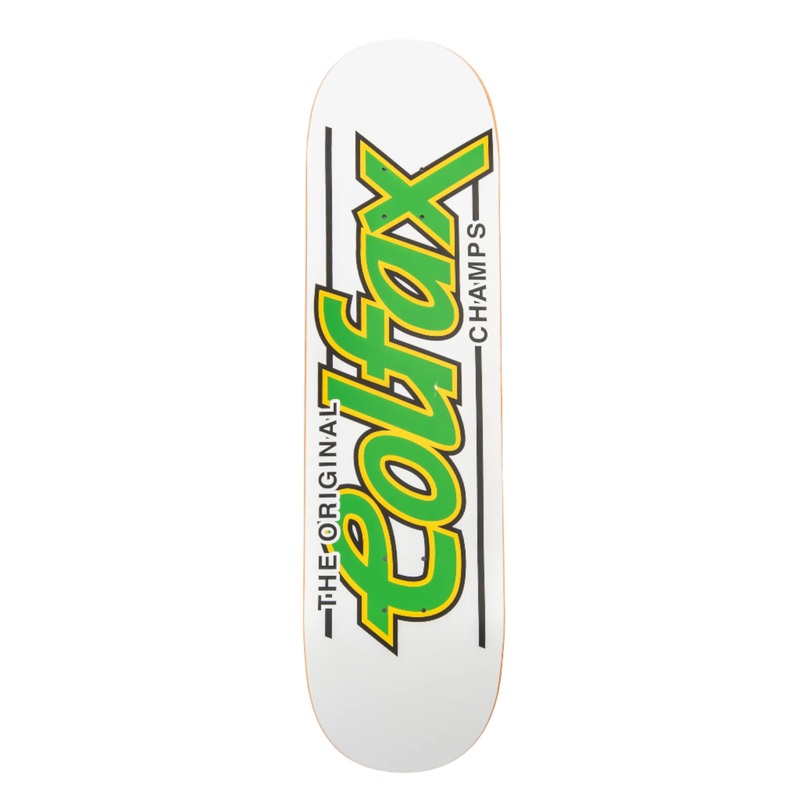 303 Boards – Colfax Champs Matte White Deck (Multiple Sizes) *SALE 8.5″