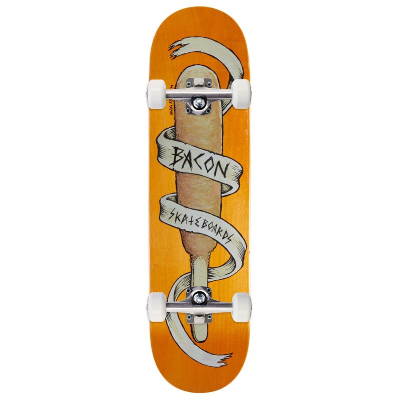 Bacon Deep Fried Death Skateboard Complete – 8.25″