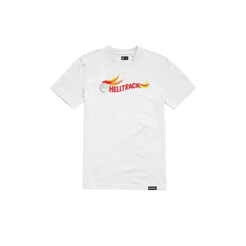 Etnies Helltrack Mens T-Shirt White Medium White