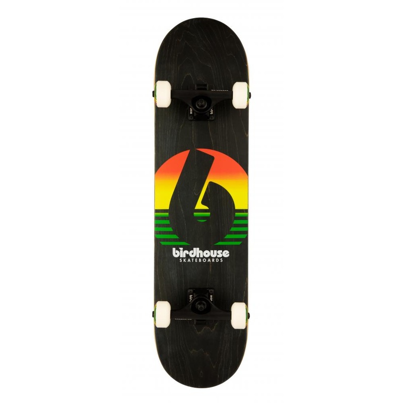 Birdhouse Stage 3 Sunset Rasta Complete Skateboard – 7.75″