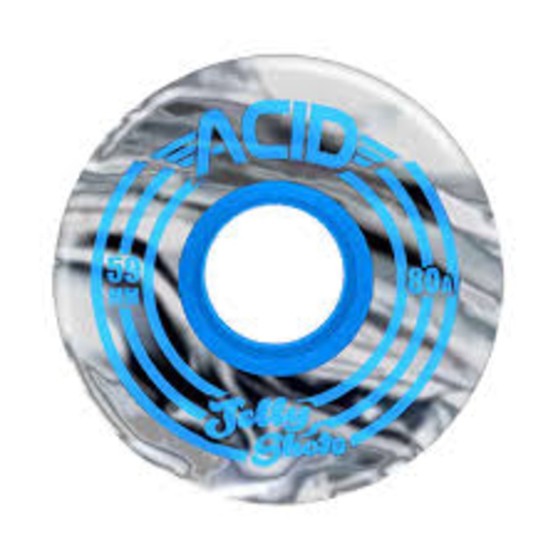 Acid Wheel Jelly Shots 59mm 80a Black/White Swirl