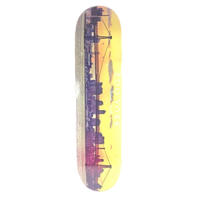Zoo York Aaron Suski Skyline Blue/Yellow 8″ Skateboard Deck 8.0″