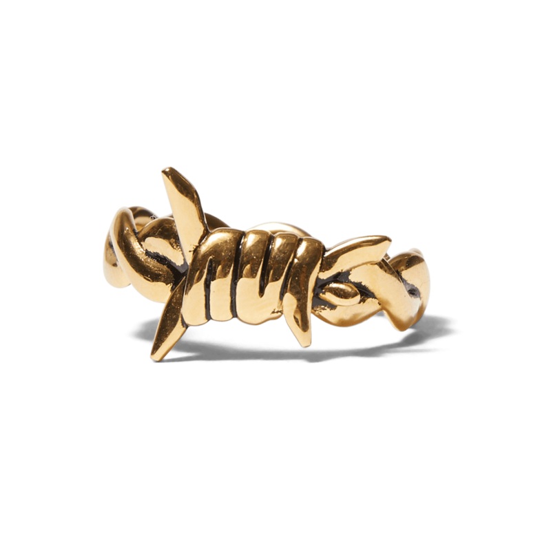 Barbed Wire Ring – Gold 8