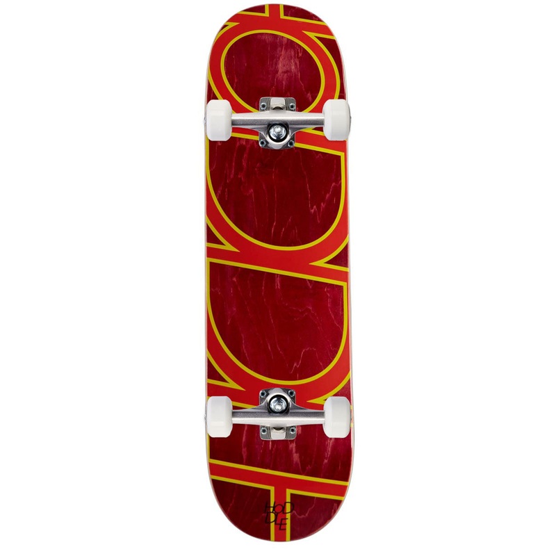 Hoddle Logo Skateboard Complete – Assorted Veneer – 8.38″